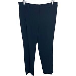 Talbots Black Easy Travel Cambridge Straight Leg Dress Pants Size 8
